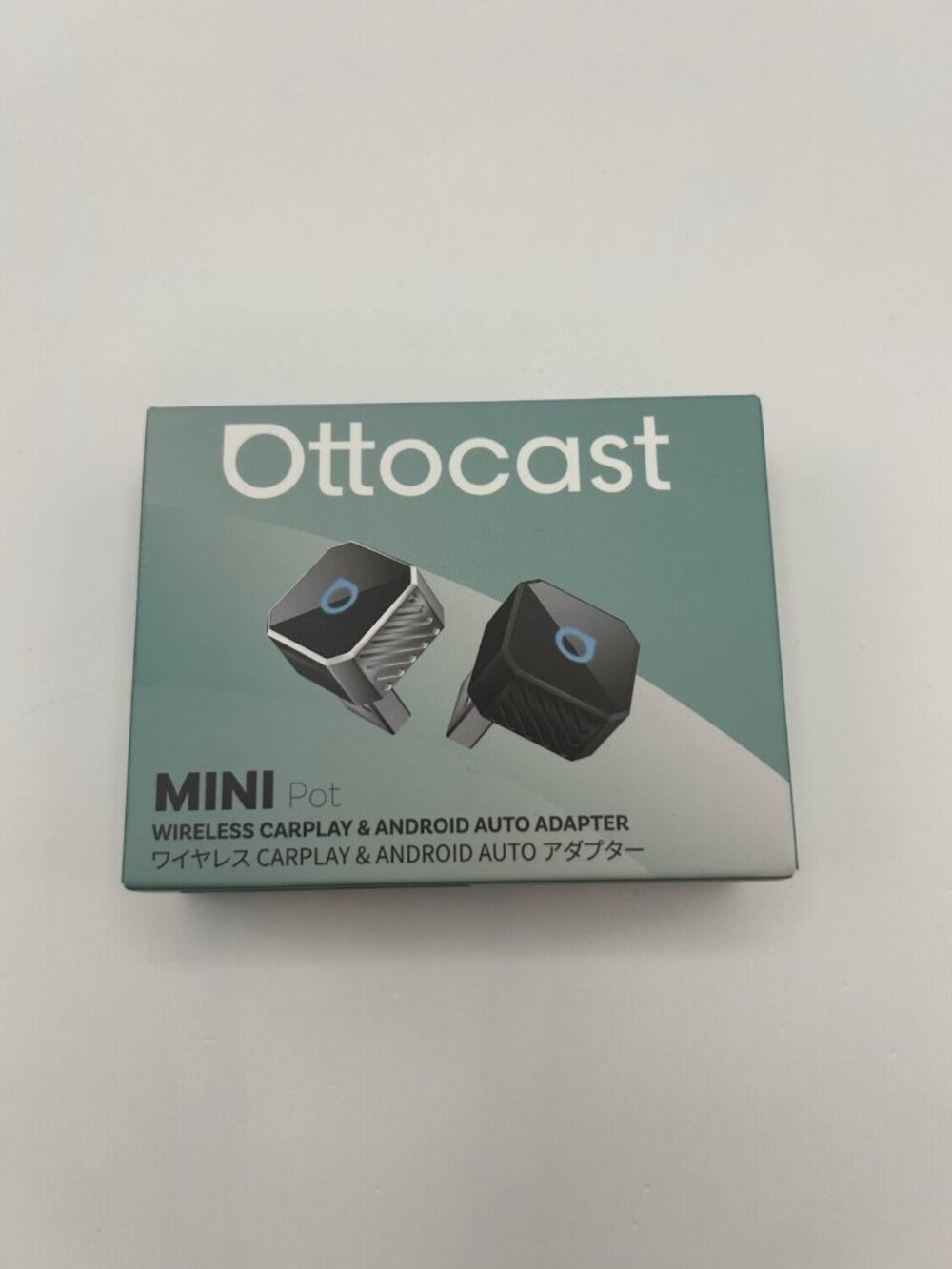 Ottocast Mini Pot USB Wireless Carplay Android Auto Adapter CP88-T3 Black Car